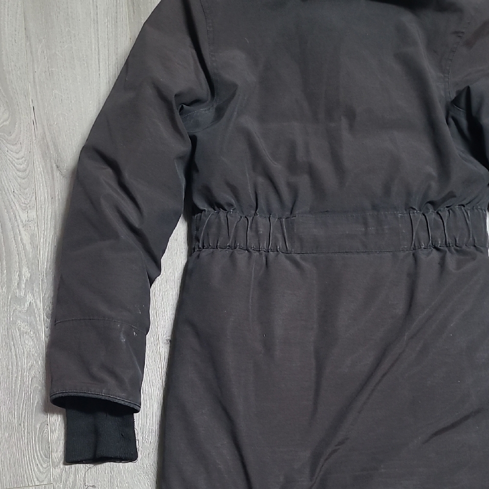 Canada Goose Black Parka with Fur Trim - Picture 10 of 16
